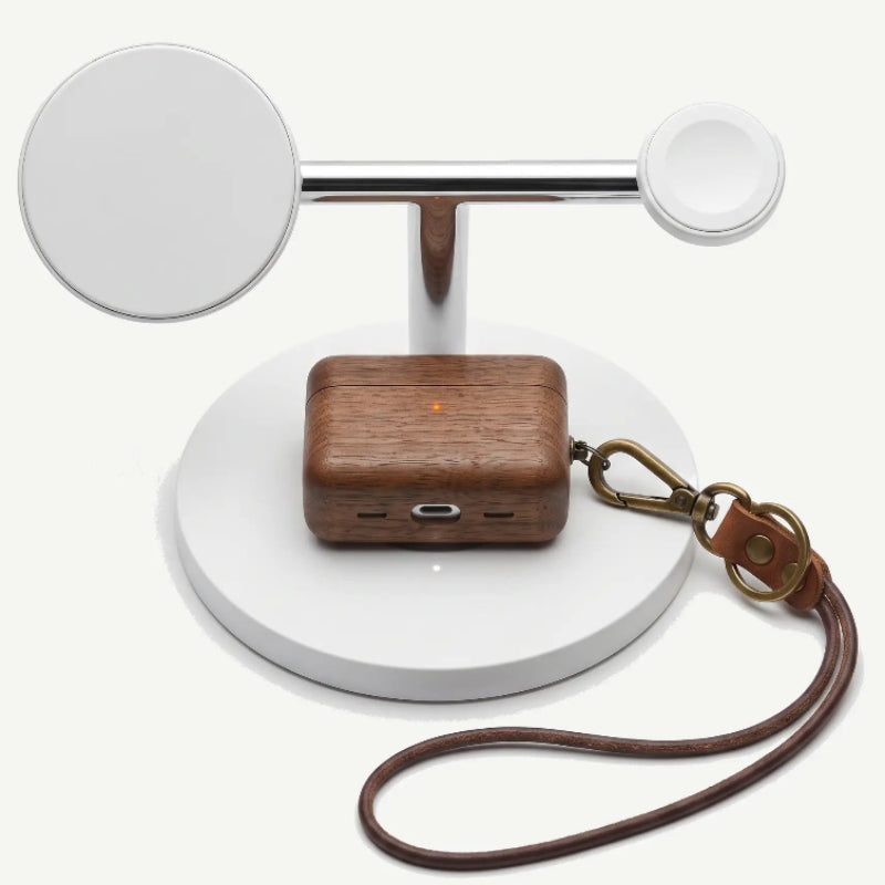 L'Écorce — Étui AirPods en Bois